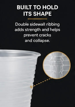 7 oz Drinking Cups – Clear Disposable Plastic Cups