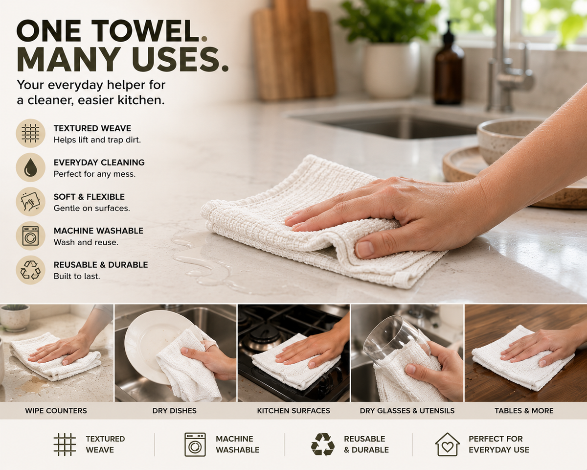 Chef Valley Bar Mop Towels – (12" x 12")
