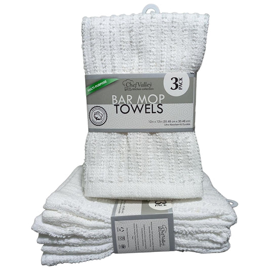 Chef Valley Bar Mop Towels –  (12" x 12")