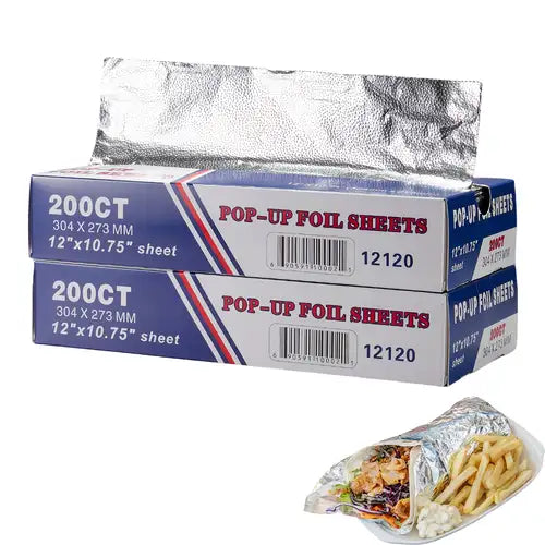Pop-up foil sheets (12” x 10.75”) 200 sheets per Pack
