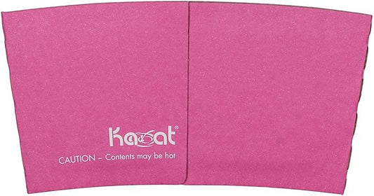 Karat Pink Coffee Cup Sleeves     Pack of 25
