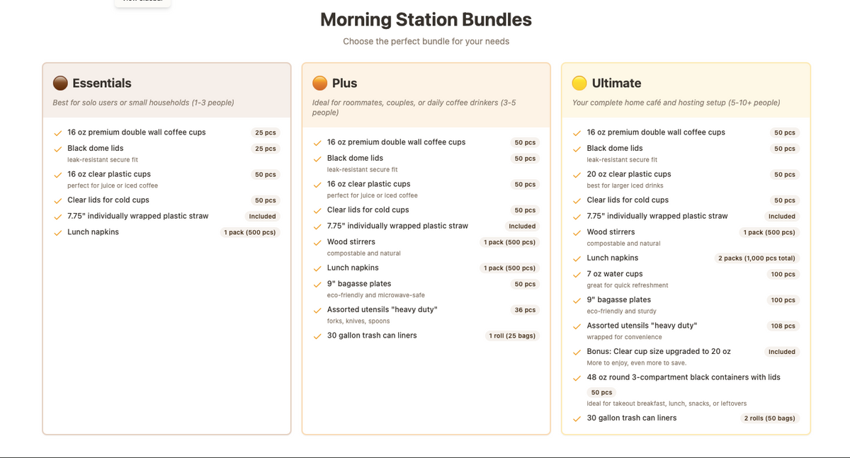 Morning Station Bundle