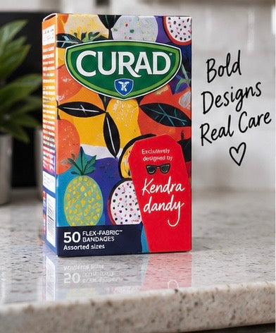 CURAD x Kendra Dandy Flex-Fabric Bandages – 50 Count