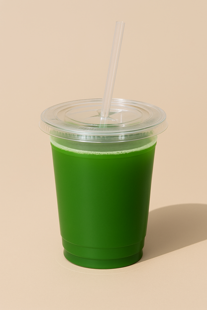 16oz (clear) Cold PET Cup + Lids + Straw