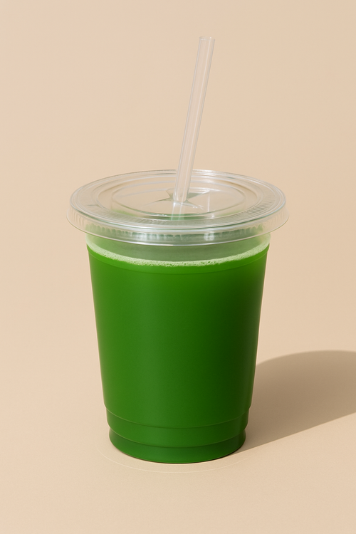 16oz (clear) Cold PET Cup + Lids + Straw