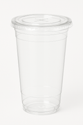 20oz (clear) Cold PET Cup + Lids + Straw.