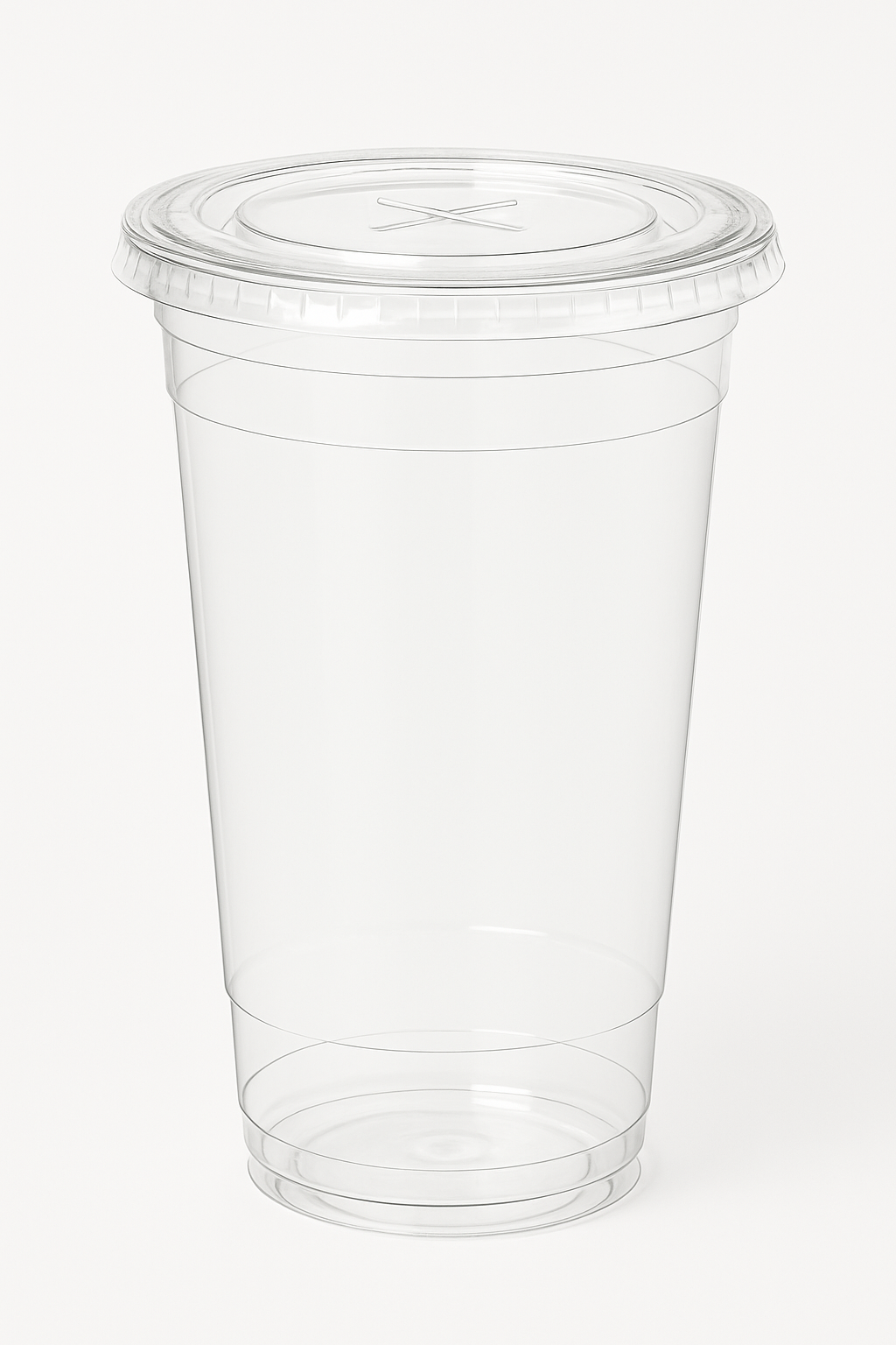 20oz (clear) Cold PET Cup + Lids + Straw.