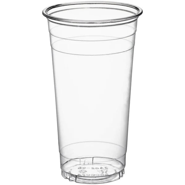 20oz (clear) Cold PET Cup + Lids + Straw.