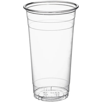 20oz (clear) Cold PET Cup + Lids + Straw.