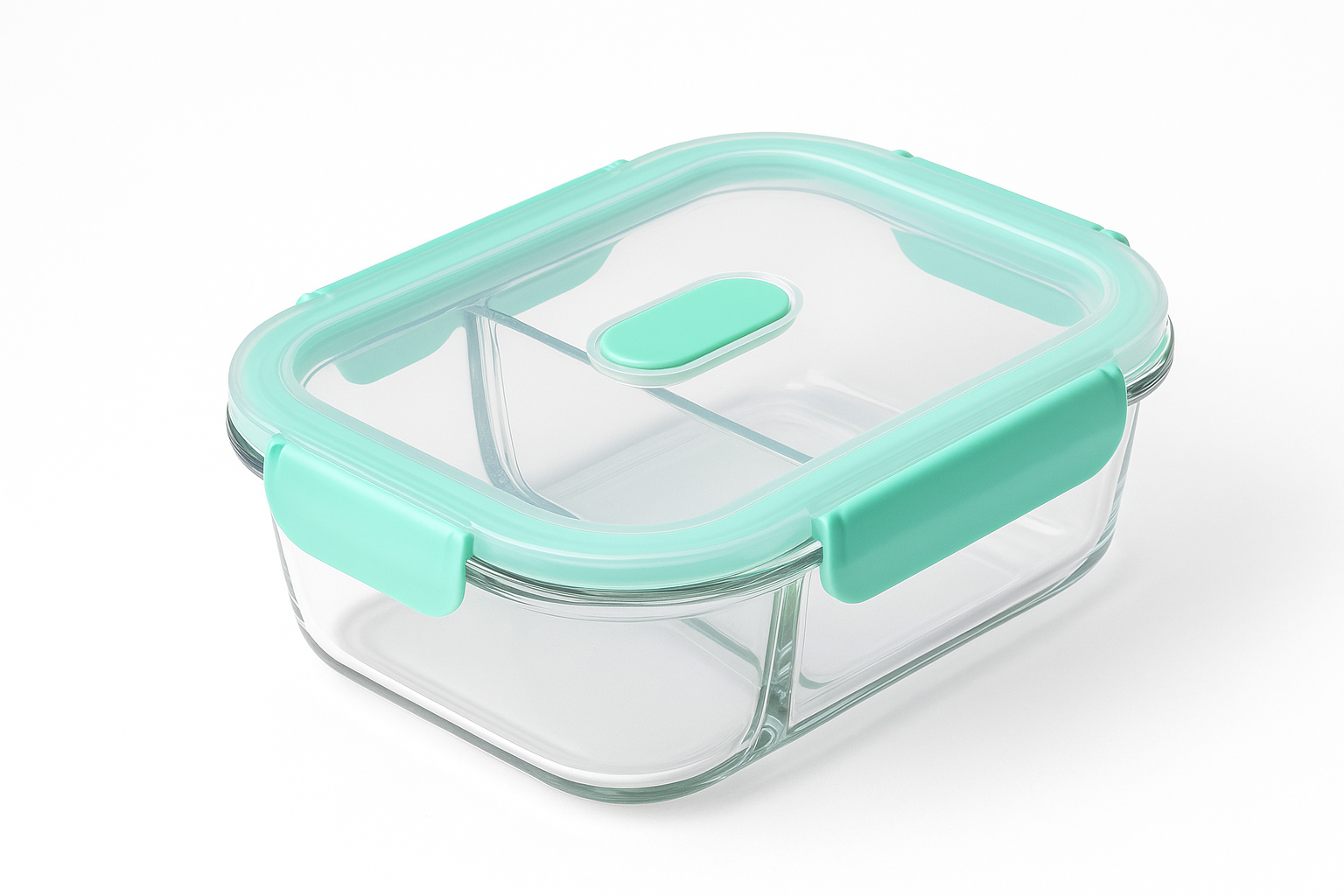 Glass Food Container with Vent Lid (1040ml)