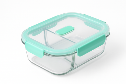 Glass Food Container with Vent Lid (1040ml)