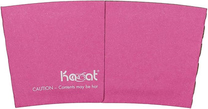 Karat Pink Coffee Cup Sleeves     Pack of 25