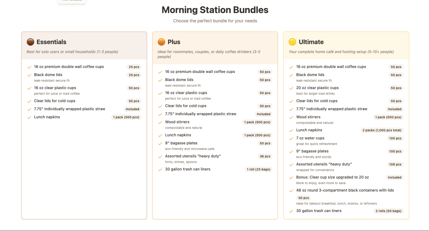 Morning Station Bundle
